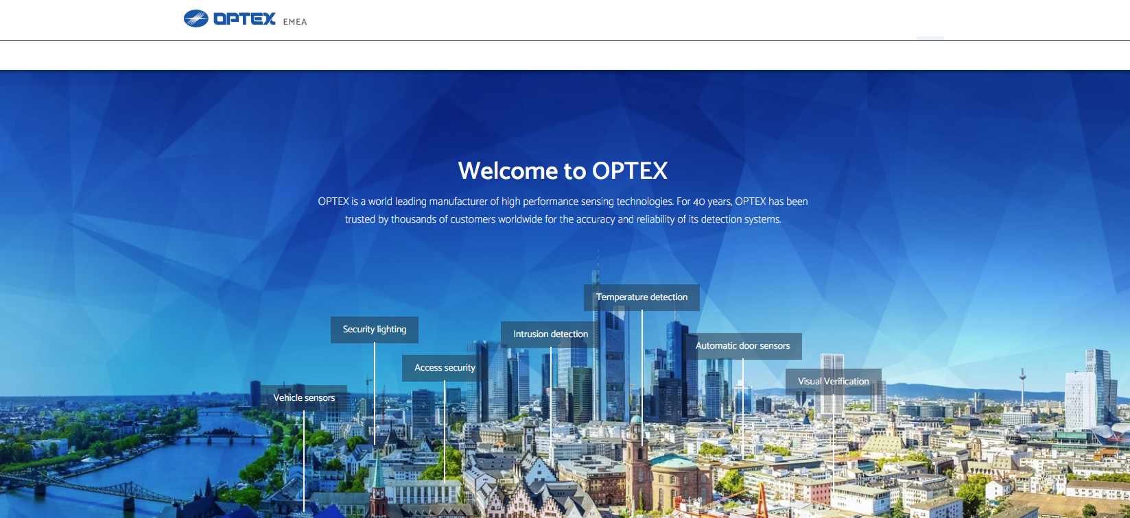 اپتکس (رتبه 22 از Security 50) OPTEX (SECURITY SENSORS)